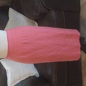 Studio G Peach 100% Silk Skirt Size 18